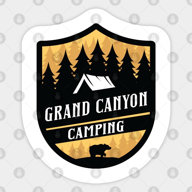 Grand Canyon camping trip Sticker by NeedsFulfilled